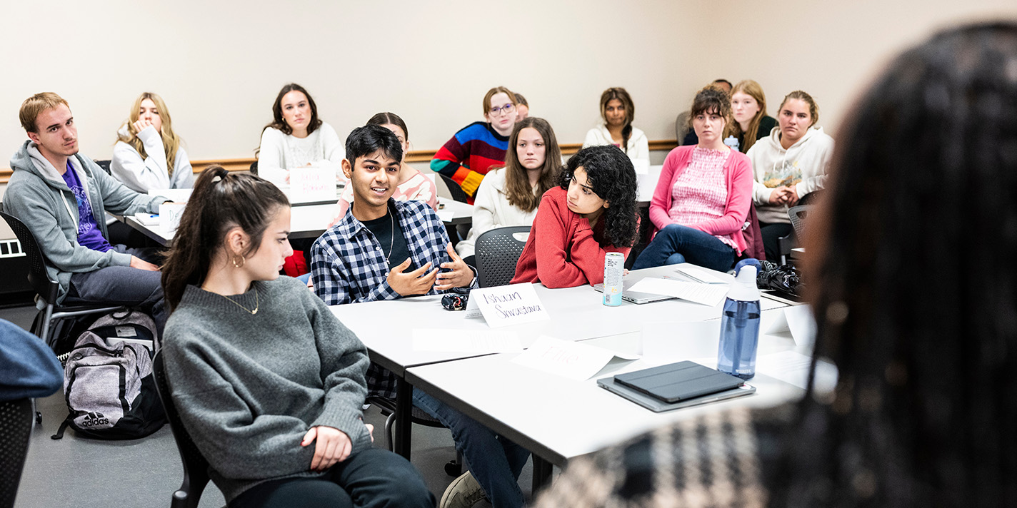 Students in class