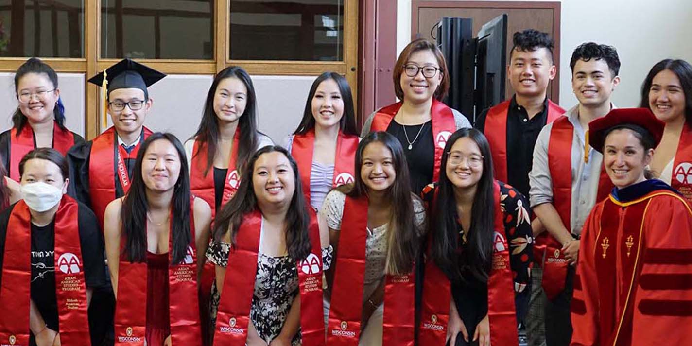 Students pose for a picture